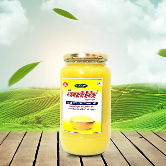 A2 Cow Fresh Desi Ghee (Jar 1L)- Non Bilona -SHRI JYOTI DESHI GHEE