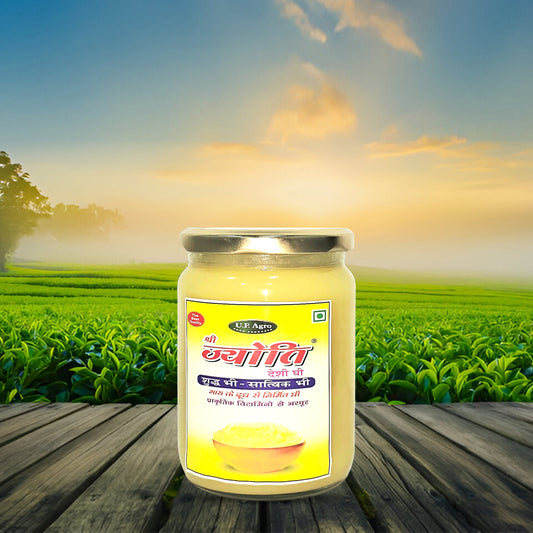 A2 Cow Fresh Desi Ghee (Jar 500ML)- Non Bilona -SHRI JYOTI DESHI GHEE