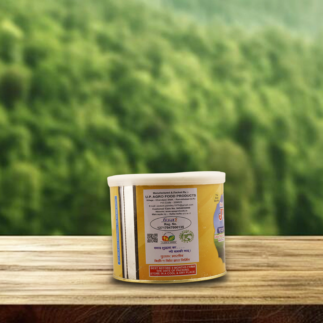 Indian Desi Cow’s Milk Ghee (Non Bilona) 500ML – International Tin pack – SHRI JYOTI DESHI GHEE