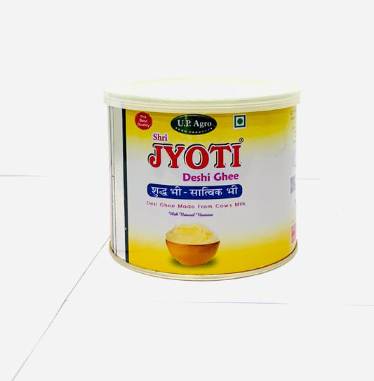 Indian Desi Cow’s Milk Ghee (Non Bilona) 500ML – International Tin pack – SHRI JYOTI DESHI GHEE